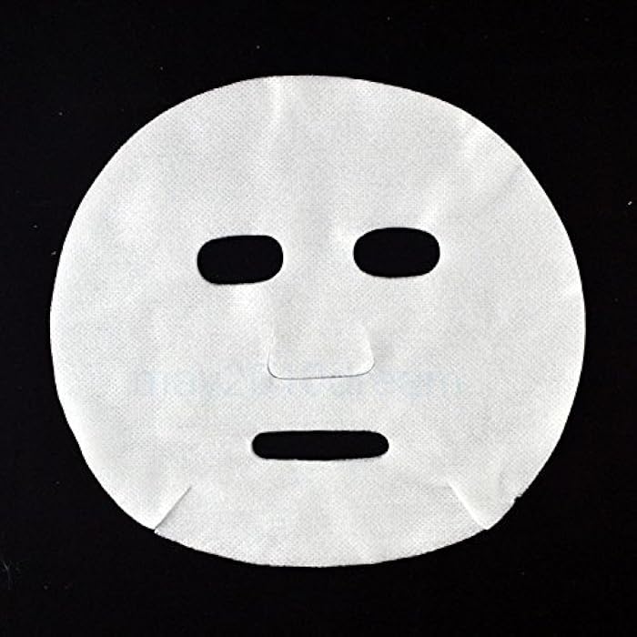 ONWON 100 Pcs DIY White Color Natural Spa Skin Care Skin Fiber Paper Pre-cut Facial Paper Sheet Facial Mask - Image 2