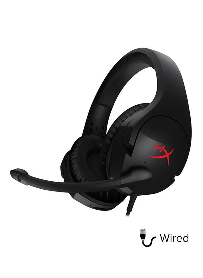 هايبركس سماعة ألعاب HyperX Cloud Stinger مريحة من إسفنج الذاكرة HyperX Signature، دوارة لكتم صوت ميكروفون إلغاء الضوضاء، متوافقة مع سماعة رأس الكمبيوتر - Image 2