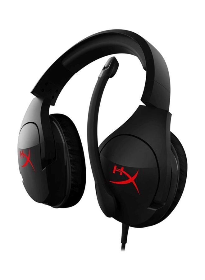 هايبركس سماعة ألعاب HyperX Cloud Stinger مريحة من إسفنج الذاكرة HyperX Signature، دوارة لكتم صوت ميكروفون إلغاء الضوضاء، متوافقة مع سماعة رأس الكمبيوتر - Image 3