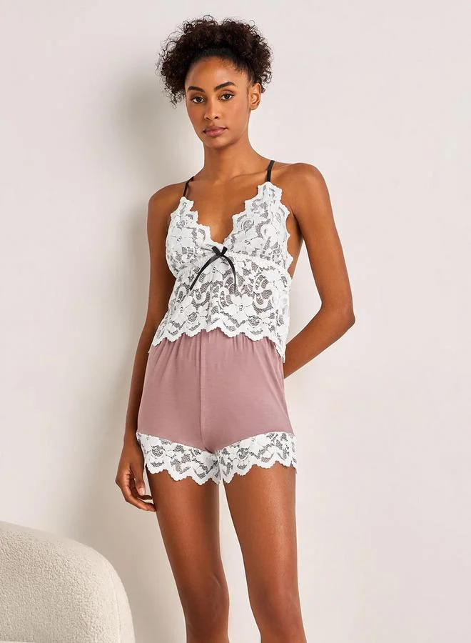 Splash FAV Shorts Set Spaghetti Strap Top and Shorts