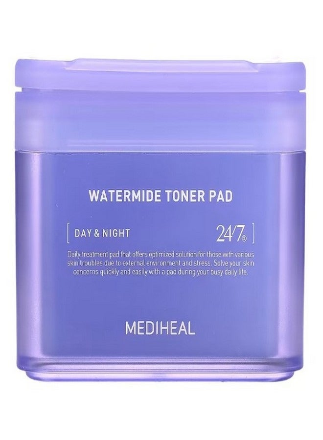 ميدي هيل Watermide Toner Pad 100 Pads 5.74 fl oz 170 ml - Image 1