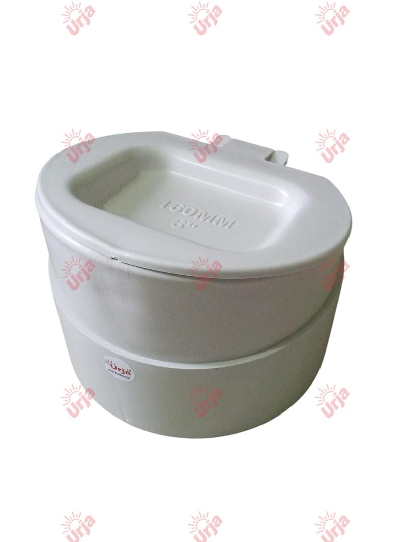 Urja Enterprise PVC Pipe Fittings Pipe Screens Mosquito Tank Pvc Pipe Flap Gate Valve non Return Valve For Water (160mm (6 inch)) - Image 3