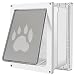 IKUSO Large Dog Door for WallThickened Dog Door 3 12  8 Adjustable Tunnel Weatherproof Door for Dogs Magnetic Flap with InsulationStrong and SturdySnapin Closing Panel Included Large - Image 2