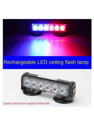 Multicolor Rechargeable LED Strobe Light for Vehicles - Compact and Durable with 7 Lighting Modes, Easy Control, Ceiling Mount, Ideal for Emergency Situations and Street Effects - pzsku/Z8F58C92C256FD954A059Z/45/_/1724940988/7cf11b41-5603-4bd1-9777-c3dae010d0bd