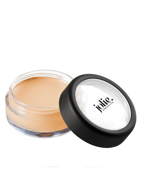 Jolie Total Coverage Conceal Under Eye & Facial Cream Balm Creme Concealer Pot (Medium Neutral)
