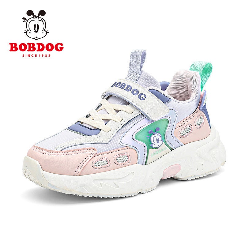 Mesh Sneakers Lightweight Flexible Sole Walking Shoes For Kids Indoor And Outdoor Activities - Image 1