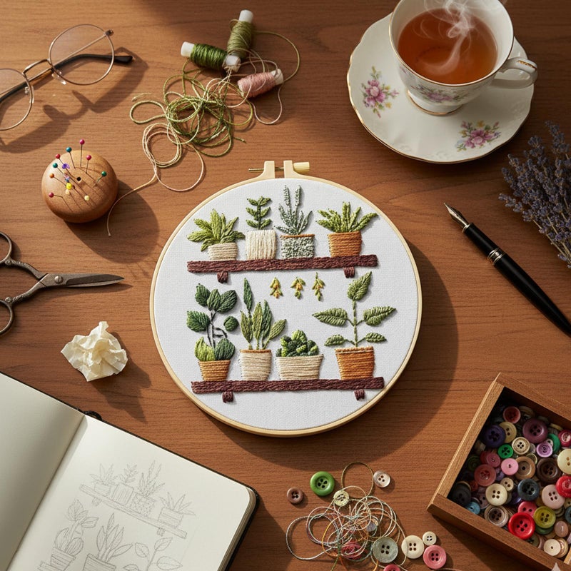 CZFSWT Embroidery Kit for Beginners, Needlepoint Kits for Beginners, Cross Stitch Kits for Beginners Suitable for Embroidery Beginners, Handicraft Enthusiasts - Image 3