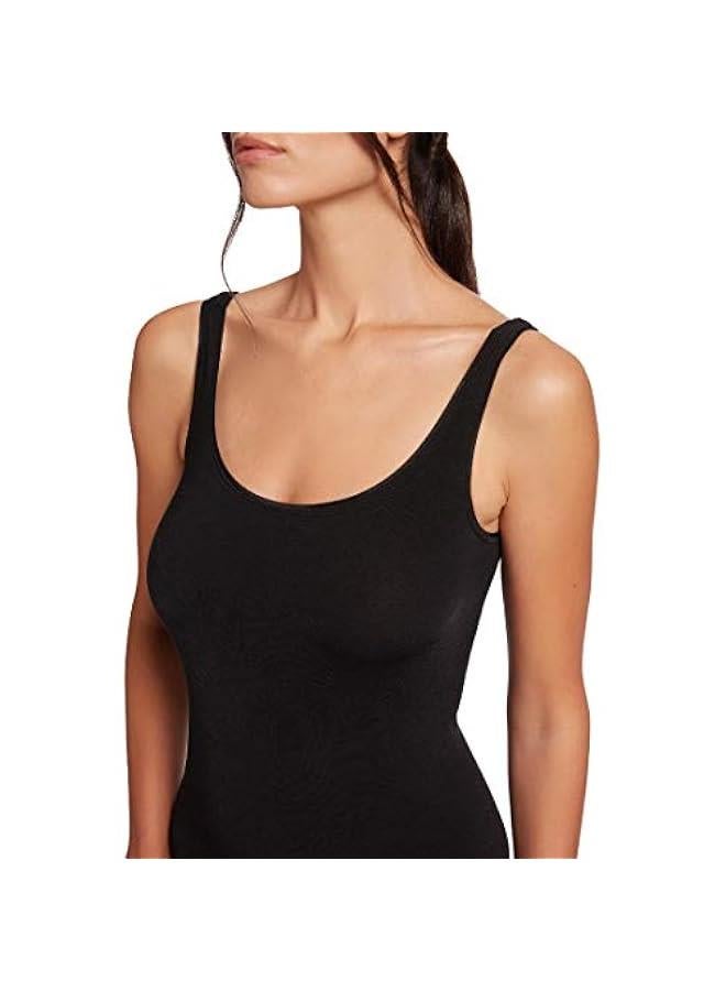 Seamless Comfortable Bodysuit Tank Top Perfect for Layering under Fitted Jackets and Coats  - Image 2