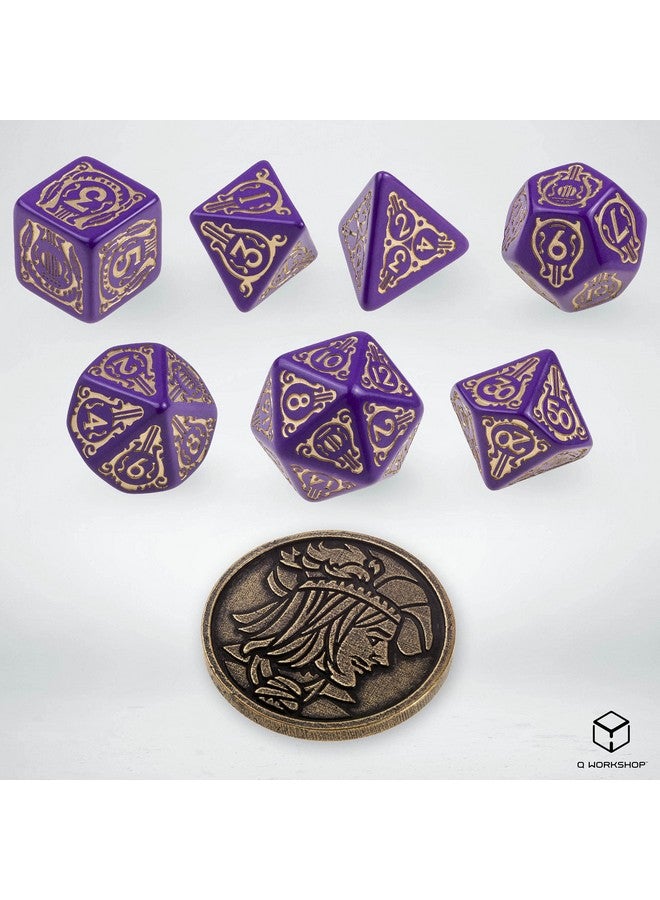 Q WORKSHOP Q-Workshop Witcher Dice Set. Dandelion - Viscount de Lettenhove - Image 4