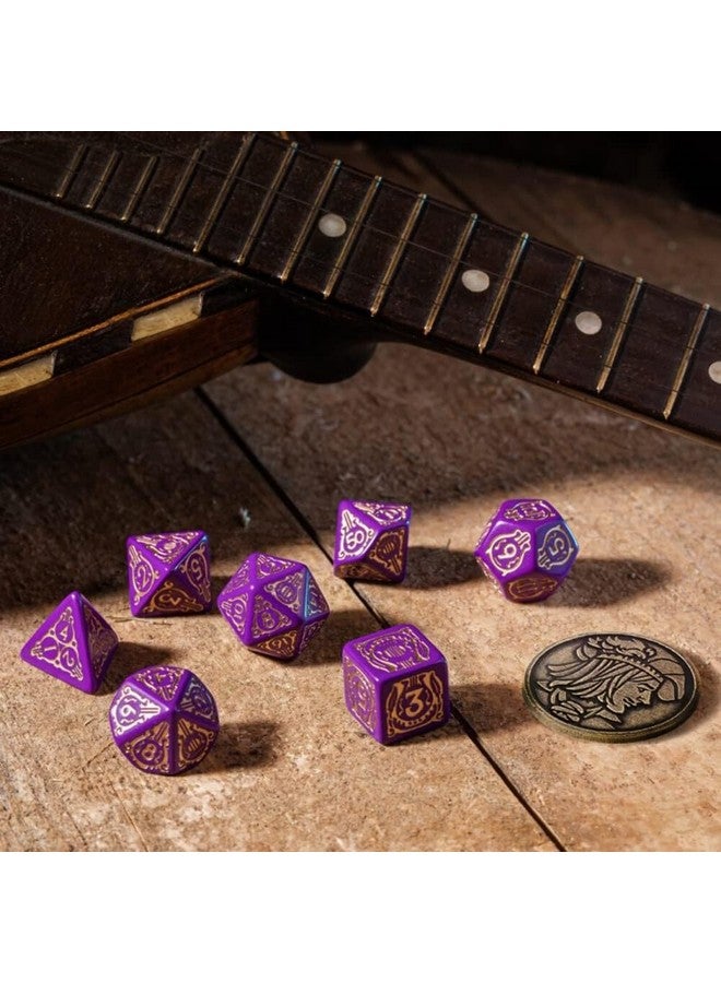 Q WORKSHOP Q-Workshop Witcher Dice Set. Dandelion - Viscount de Lettenhove - Image 3