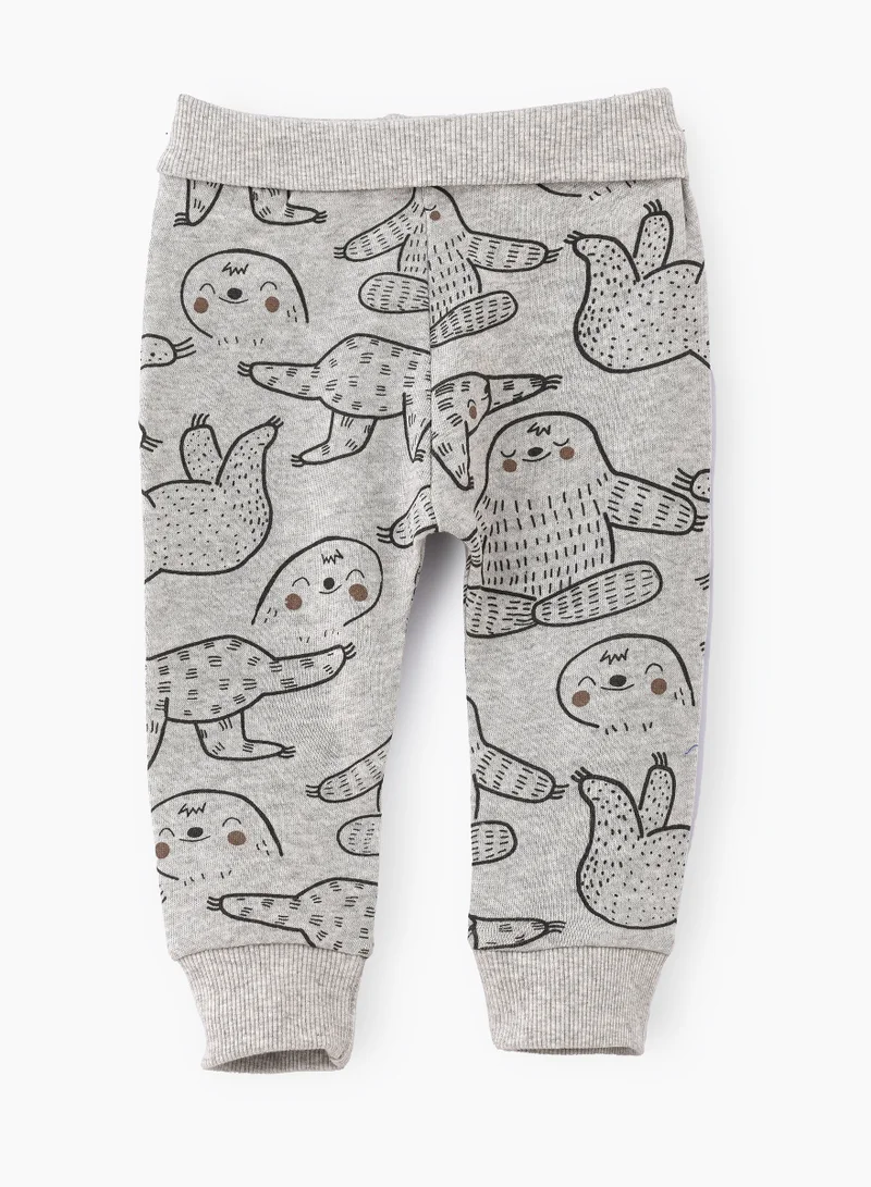 JAM Boys' Sloth Print Cotton Pants
