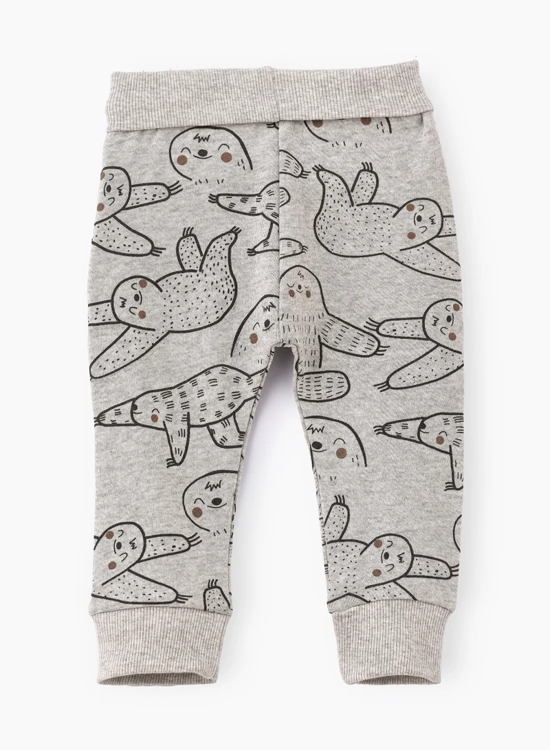 JAM Boys' Sloth Print Cotton Pants