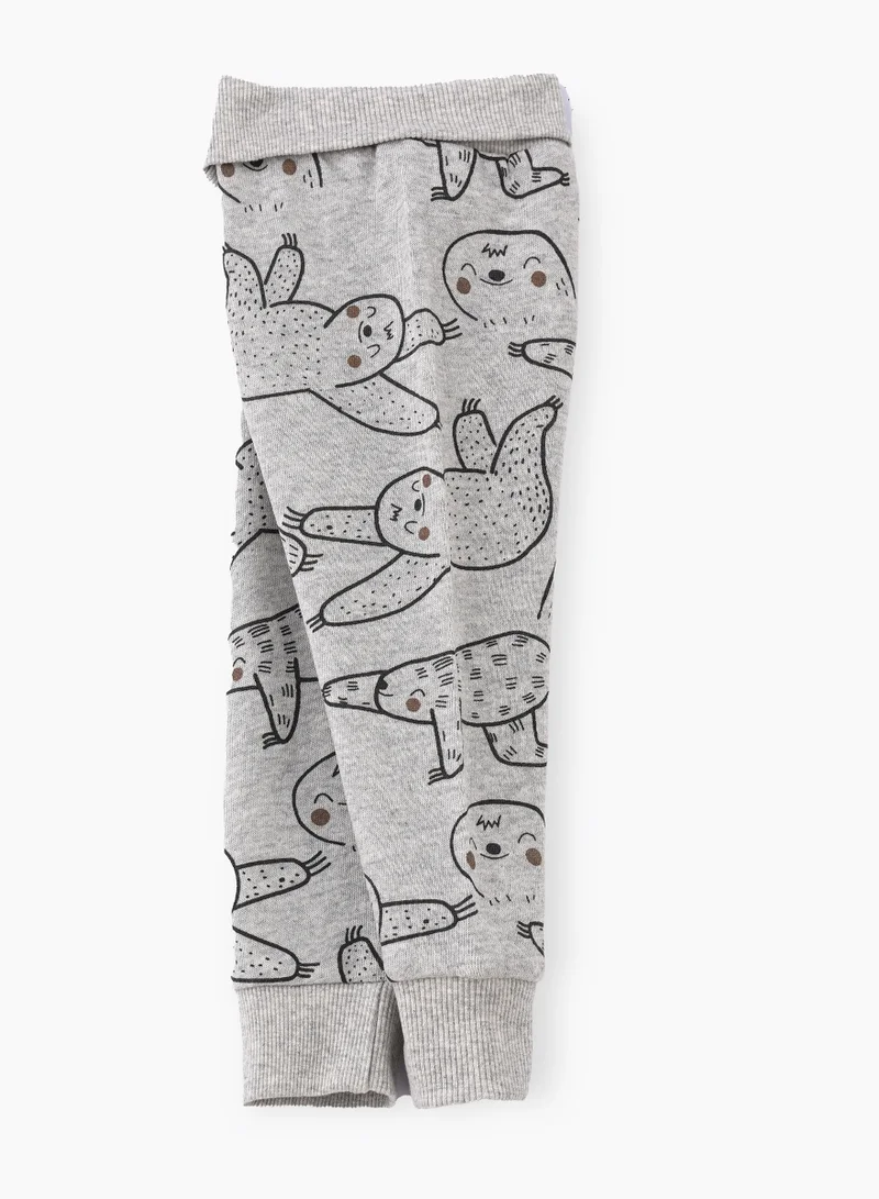 JAM Boys' Sloth Print Cotton Pants