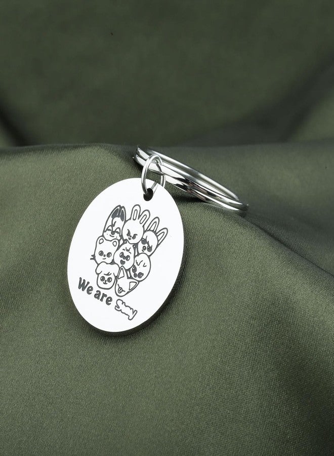 اكتاب سلسلة مفاتيح AKTAP الكورية لفرقة Sk-ds، مجوهرات شخصيات Sk-ds، هدية لمحبي الفرق الكورية، سلسلة مفاتيح We are S، هدية لمحبي الفرقة (سلسلة مفاتيح We are St-y). - Image 3