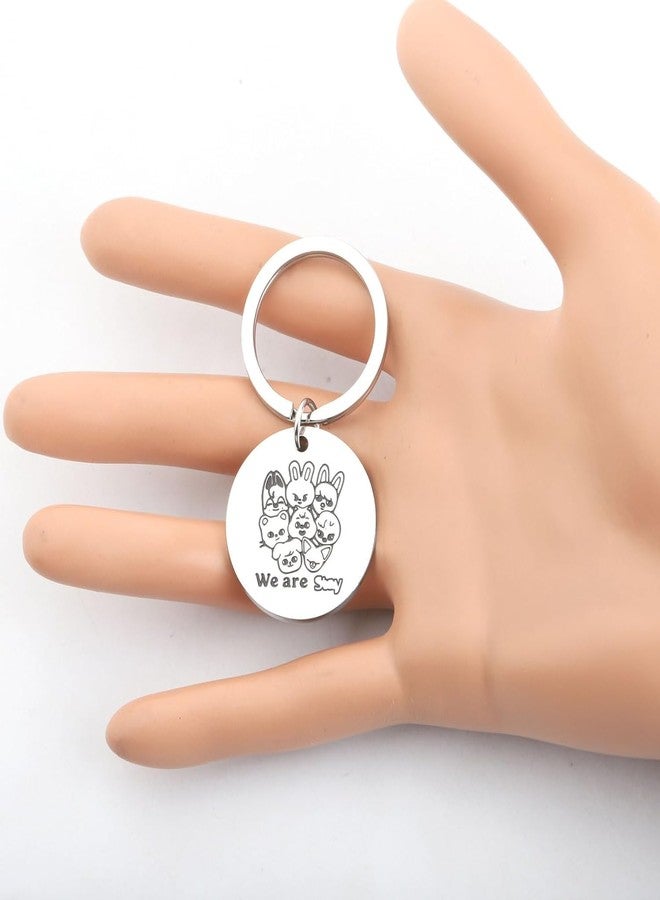 اكتاب سلسلة مفاتيح AKTAP الكورية لفرقة Sk-ds، مجوهرات شخصيات Sk-ds، هدية لمحبي الفرق الكورية، سلسلة مفاتيح We are S، هدية لمحبي الفرقة (سلسلة مفاتيح We are St-y). - Image 5