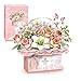 MEIEST Flower Bouquet Building Blocks Model SetSimulation Artificial Rose Handheld Gift BoxBonsai Plant Building Bricks ToysHome Decor Fantasy Pink - Image 2