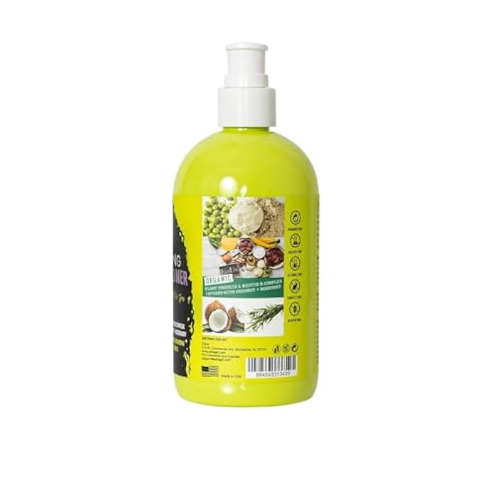 Esha Girl Natural – Curl Hydrating Conditioner - Moisturize 3C & 4C Curls with Coconut & Rosemary Oils, Biotin - Tropical Fruit Scent (12 Oz.) - Image 2