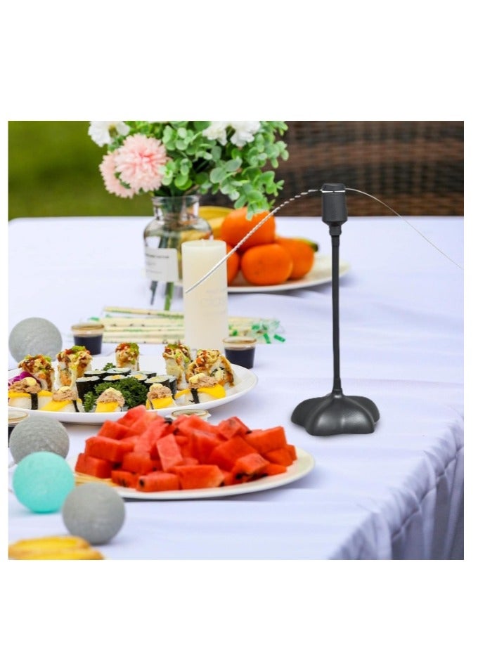 OASIS-TH Table Top Fly Spinner, Safe Fly Fan to Keep Food Clean, Multi-Purpose Food Fly Fan for Outdoor Patio Home Party Picnic - Image 2