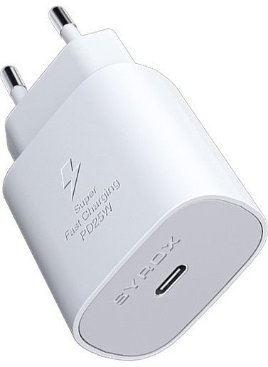 Syrox - Samsung Note 8 Note 9 Compatible Type-C 25W Head Fast Charger_(Cable Not in the Box) - Image 1
