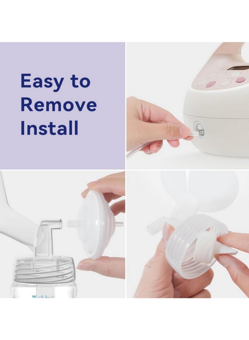 For Spectra Breast Pumps Replacement Set-6 Duckbill Valves, 2 Backflow Protectors, 2 Silicone Tubing, 2 Silicone Membranes for Spectra S1, S2, S3, 9 Plus, Synergy Gold odels - Image 5