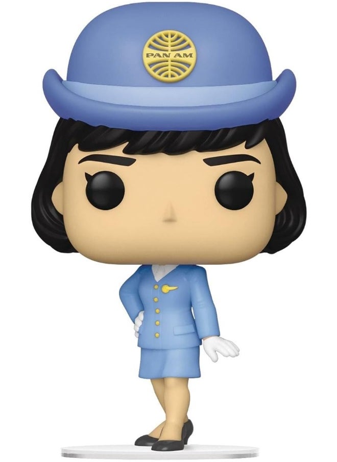 Funko Funko POP! Ad Icons: Pan Am Stewardess Am - Stewardess Without Bag - Pan-Am - Collectable Vinyl Figure - Gift Idea - Official Merchandise - Toys for Kids & Adults - Ad Icons Fans 
