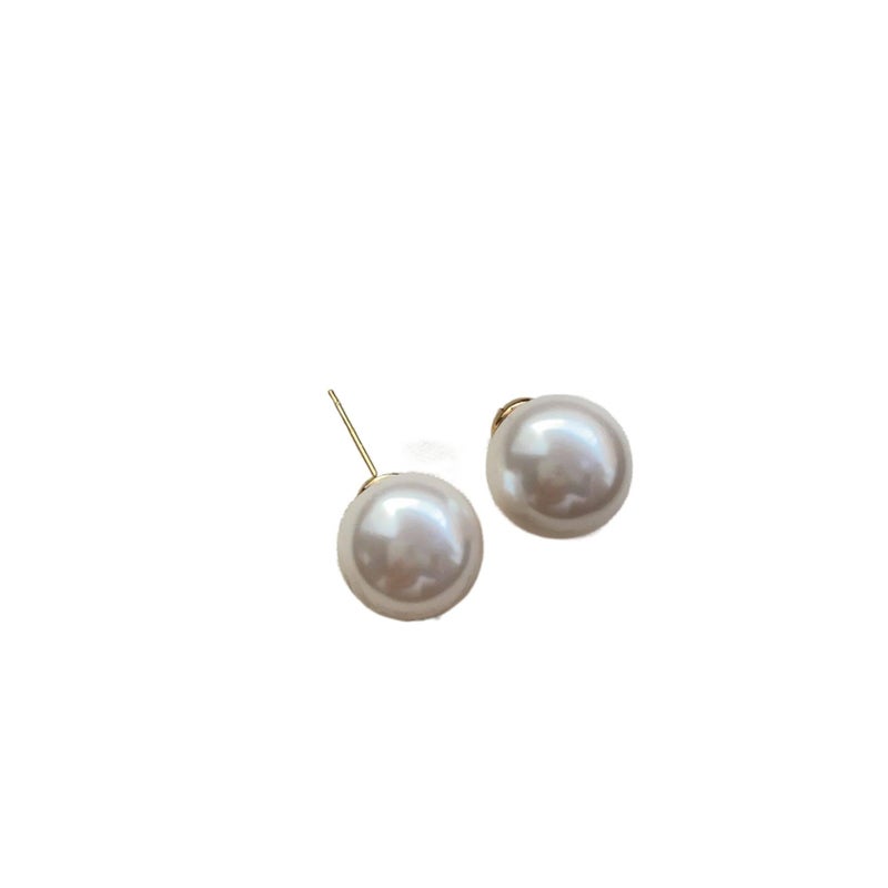 Pearl Earrings with Lightweight Huggie Profile for Daily Wear and Elegant Styling - JOVA - Image 1