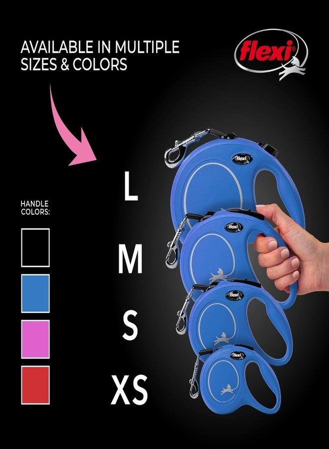 نوترا بت طوق كلاب فليكسي نيو كلاسيك XS بطول 3 أمتار - مقاس صغير جدًا | طوق قابل للسحب للكلاب الصغيرة جدًا | نظام فرامل بيد واحدة | شريط نايلون قوي | خفيف الوزن ومتين | أزرق - Image 5