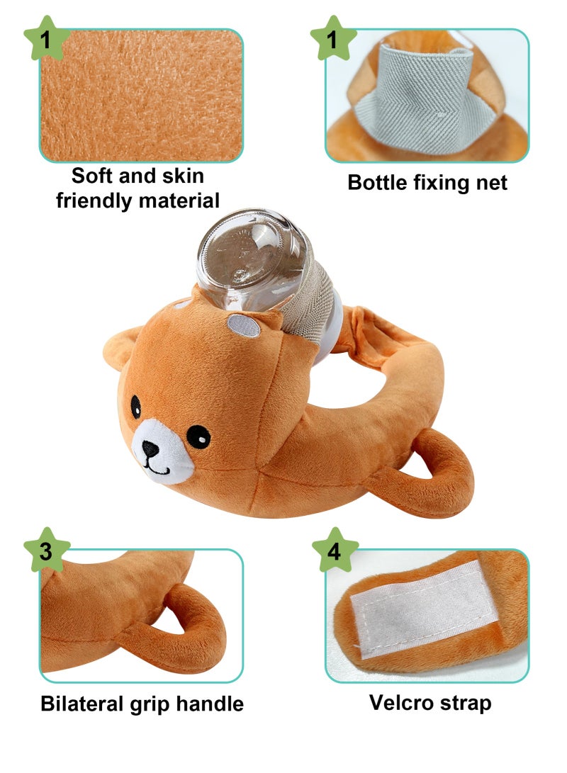 أوربازار وسادة رضاعة ذاتية، وسادة رضاعة ذاتية، وسادة رضاعة طبيعية، حامل زجاجات رضاعة، قطن عضوي للأطفال - Image 3