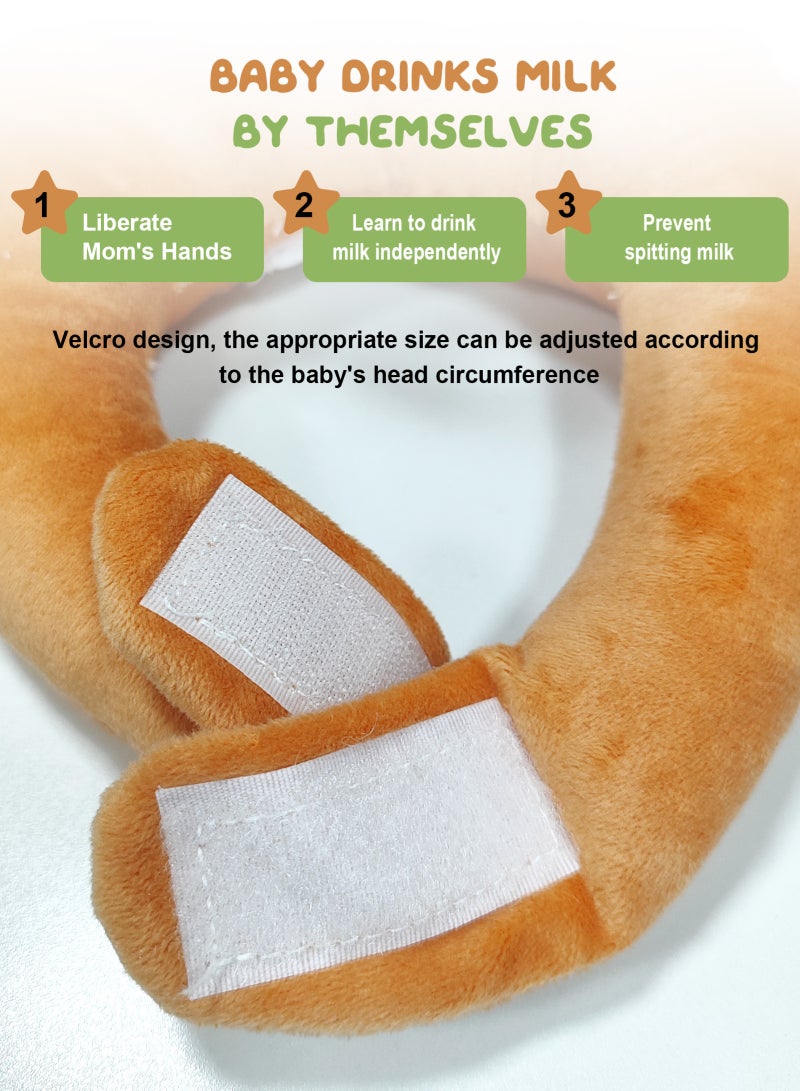 أوربازار وسادة رضاعة ذاتية، وسادة رضاعة ذاتية، وسادة رضاعة طبيعية، حامل زجاجات رضاعة، قطن عضوي للأطفال - Image 5