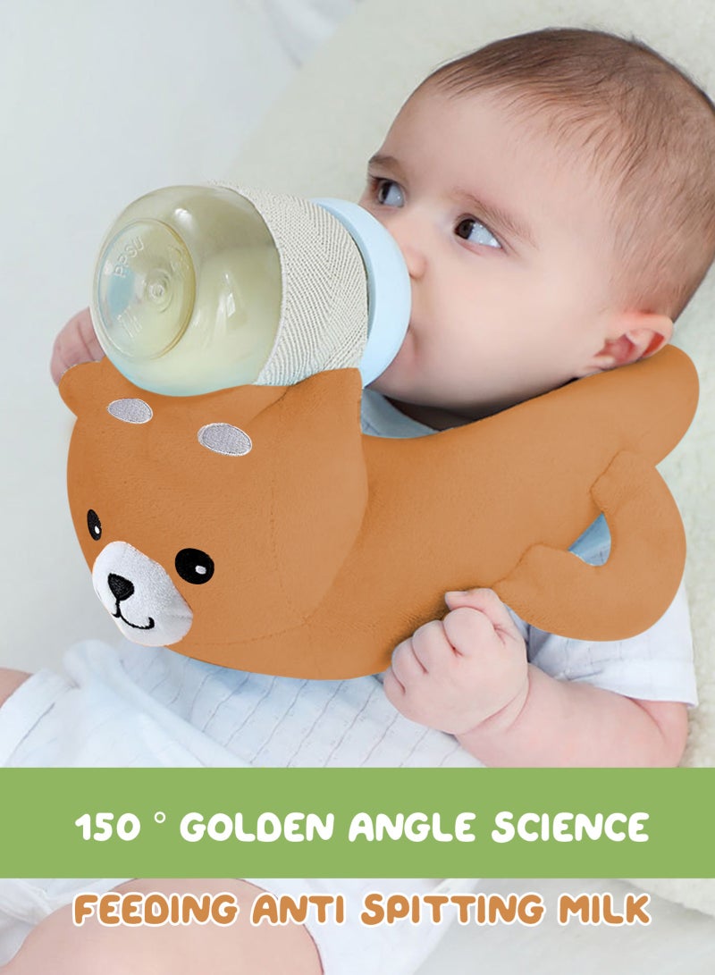 أوربازار وسادة رضاعة ذاتية، وسادة رضاعة ذاتية، وسادة رضاعة طبيعية، حامل زجاجات رضاعة، قطن عضوي للأطفال - Image 4