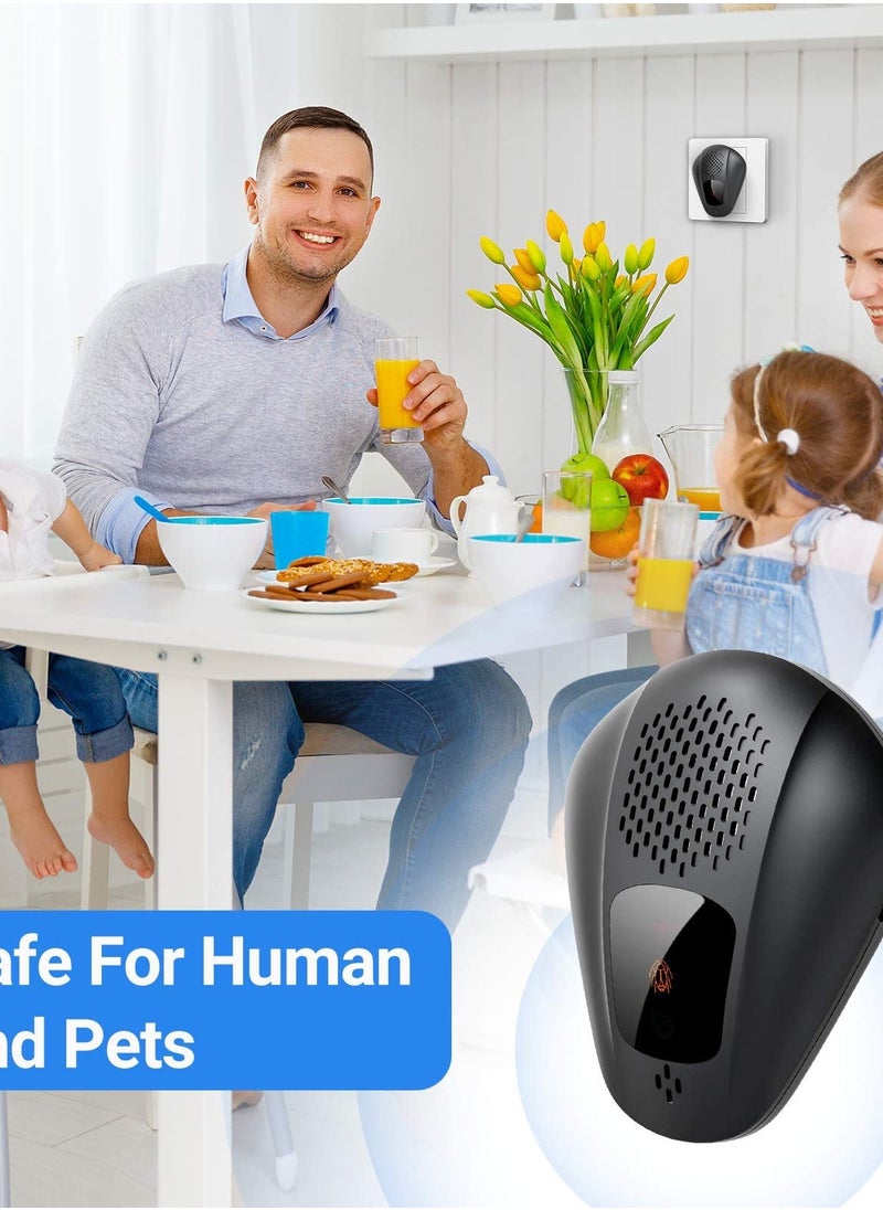 SYOSI Ultrasonic Pest Repeller, 2 Pack Electronic Pest Repellent Plug-in Indoor Pest Control for Insect Spiders Rats Ant Roaches Mosquito Bugs, Mosquito Repellent for House Office  - Image 4