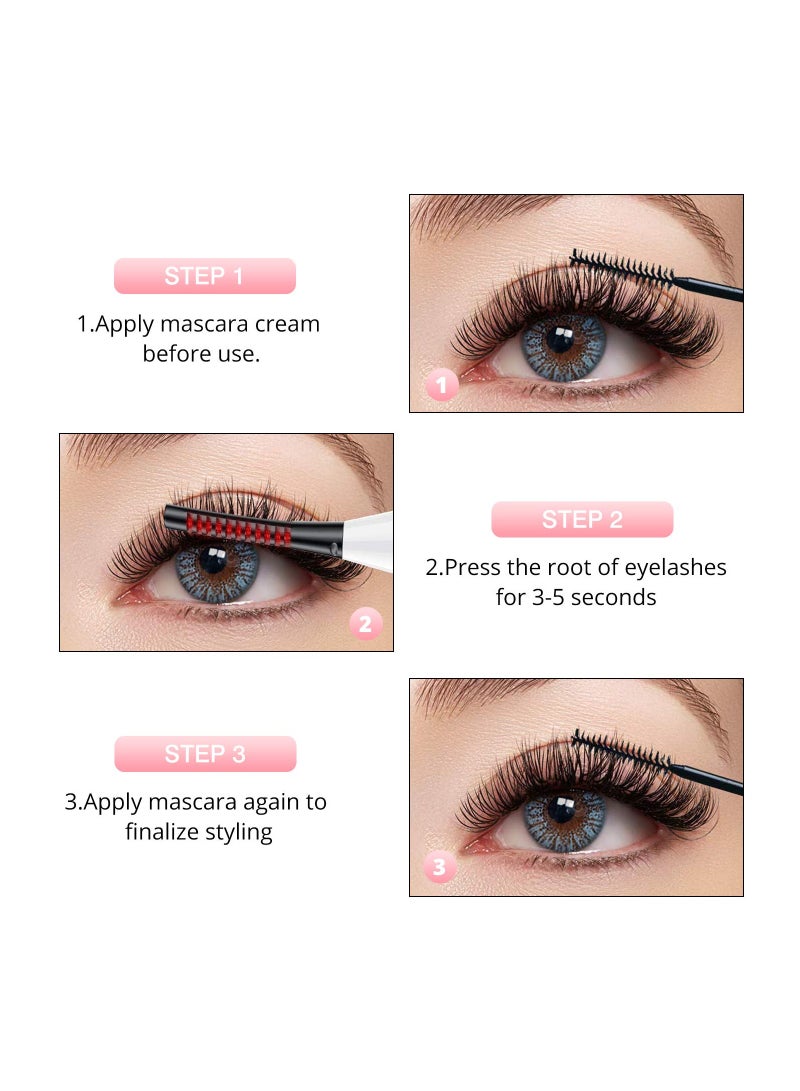 Dual Side Heated Eyelash Curler with LCD Display 4 Temperature Modes for Stunning Long Lasting Curls - Image 3