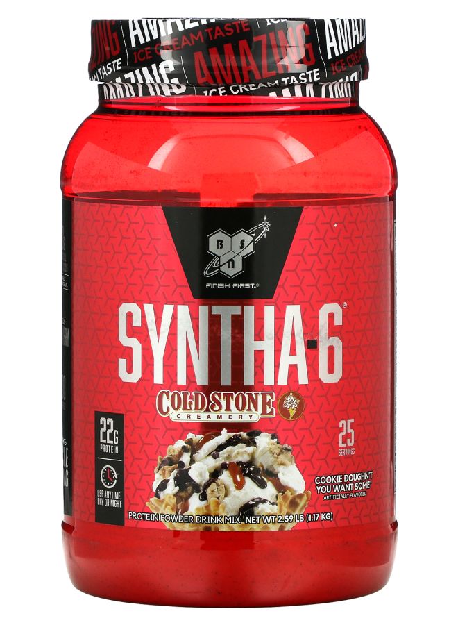 BSN Syntha-6 Cold Stone Creamery Cookie Doughn't You Want Some 2.59 lb (1.17 kg)