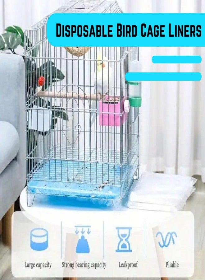 VAYINATO® 50 Pcs(60 * 40 Cm) Disposable Cage Tray Liners - Transparent Waterproof Liner Covers for Pet Cages | Leak-Proof, Hygienic, Easy Clean Liners for Birds, Rabbits, Hamsters, Guinea Pigs - Image 4