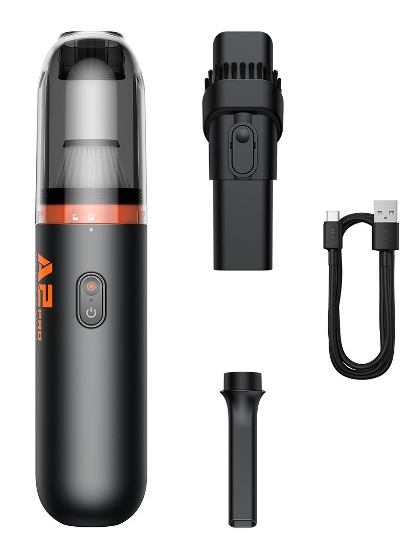 Baseus BASEUS Portable Hand Vacuum Cleaner 6000Pa Handheld Cordless Cleaner for Dust Pet Hair Dirt Home Car Interior, Furniture Lightweight Easy to Use, Compact Design Battery Rechargeable with USB-C Cable - Image 3