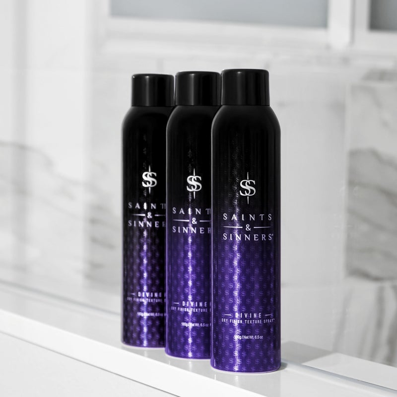Saints & Sinners Divine Dry Finish Texture Spray for Volume, Texture and Body - Image 4