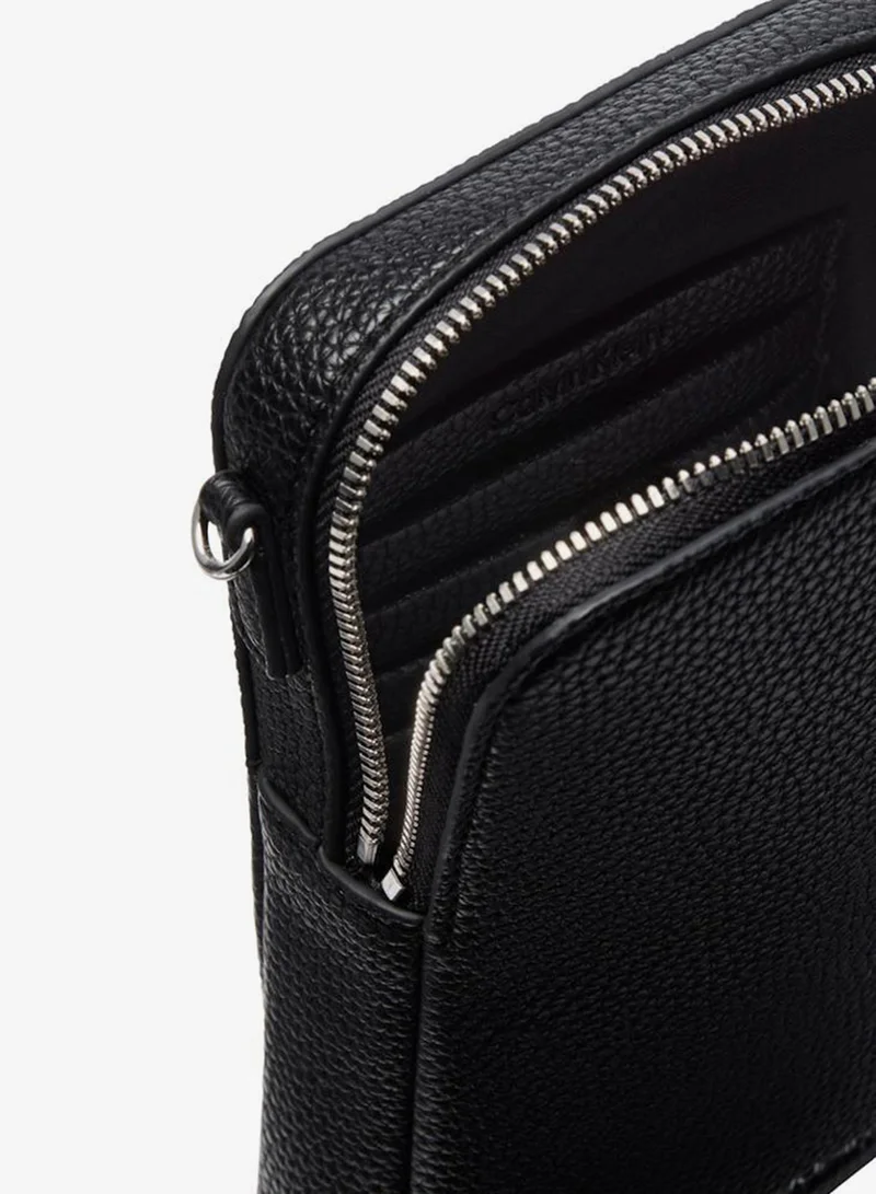 Calvin Klein Black Logo Crossbody Phone Bag for Women | Best Price UAE