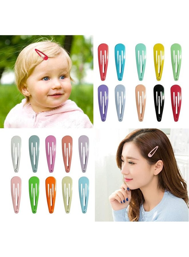 Oasisgalore 80 Pack 2 Inch Candy Curl Metal Snap Hair Clips, Colorful Kids' Barrettes for Fine Hair  - Image 5