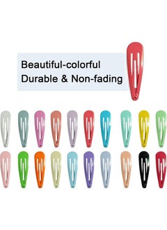 Oasisgalore 80 Pack 2 Inch Candy Curl Metal Snap Hair Clips, Colorful Kids' Barrettes for Fine Hair  - Image 3