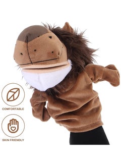 General Plush lion hand puppets, suitable for imaginative play, interactive finger dolls, suitable for storytelling and parent-child activities, ideal gifts for preschool role-play and teaching  - Image 2
