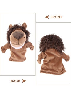 General Plush lion hand puppets, suitable for imaginative play, interactive finger dolls, suitable for storytelling and parent-child activities, ideal gifts for preschool role-play and teaching  - Image 3
