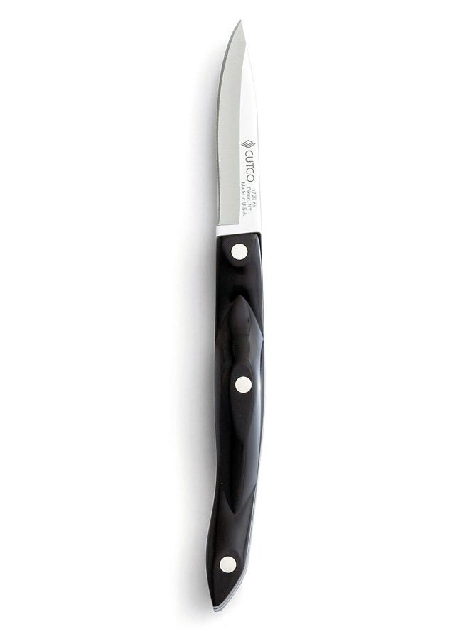 CUTCO Model 1720 Paring Knife with 2¾" High Carbon Stainless blade and 5" classic dark brown handle (often called"black") in factory-sealed plastic bag. - Image 1