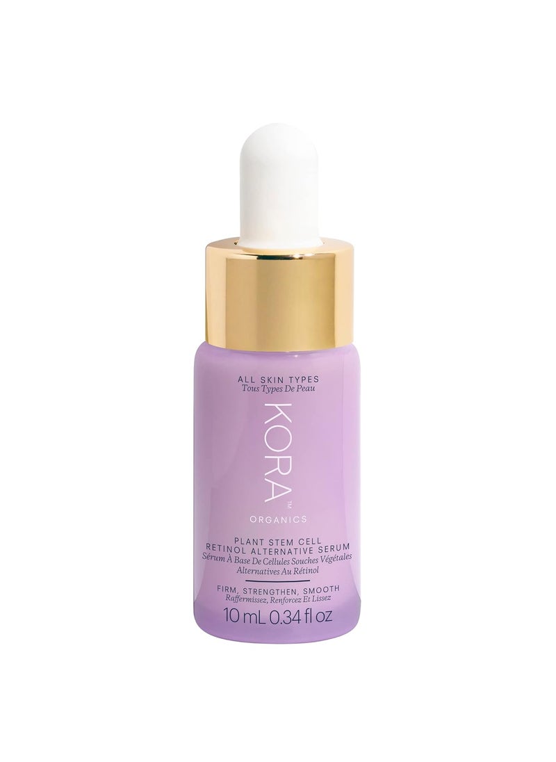 Kora Organics - KORA Organics Plant Stem Cell Retinol Alternative Serum Firming Face Serum Repair Signs of Aging Promotes Radiant Skin Certified Organic Cruelty Free Travel Size AntiAging Serum 034 fl oz - Image 1