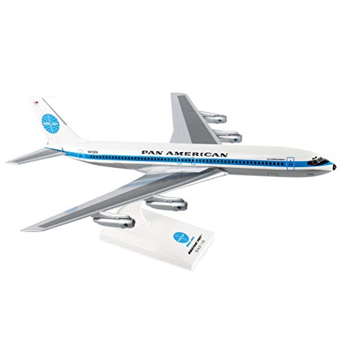 Skymarks SKR877 Pan American World Airways 707 1150 Scale Airplane Model Jet Clipper Monsoon Livery REGN415PA - Image 1
