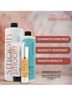 KERAGEN Keragen - Brazilian Keratin Smoothing Treatment, Blowout Straightening System for Dry and Damaged Hair, Formaldehyde Free With Organic Keratin Kit Combo Set  - Image 2