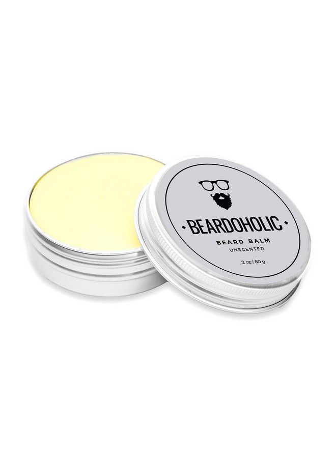 Beardoholic Beard Balm 100% Natural With Strong Hold That Lasts All Day Shapes And Styles Beard With Ease Eliminate Beard Itch And Dandruff Unscented 2 Oz Or 60 G Size Of Container - Image 2