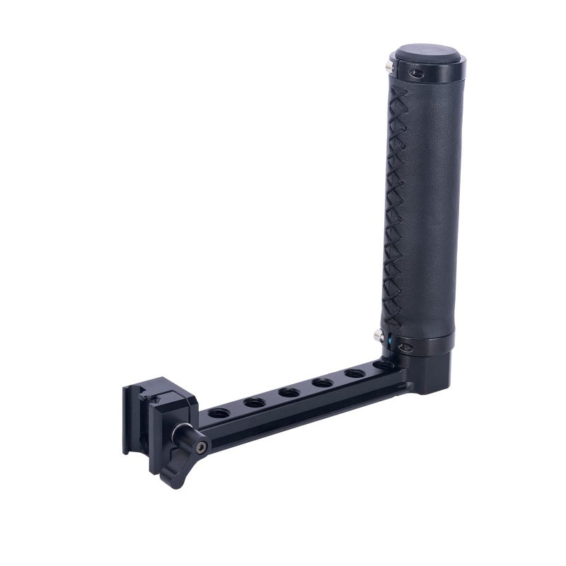 NICEYRIG Side Handle Grip for DJI RS4 / RS4 Pro / RS3 / RS3 Pro / RS2 / RSC2, Gimbal Stablilizer Support Leather Handgrip with Extension Arm - 523 - Image 1