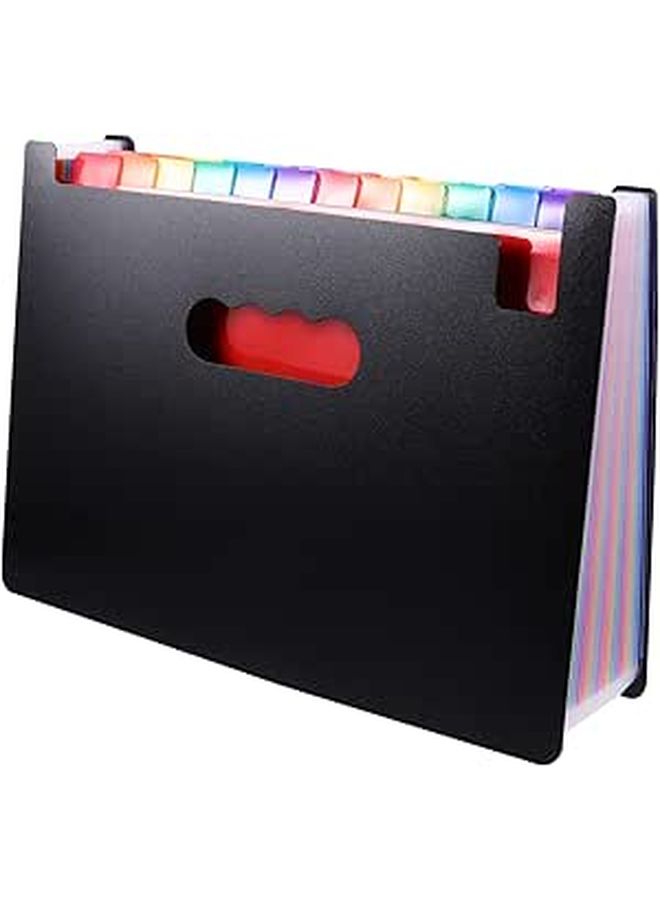 Plastic Document Organizer Folder Folio Holder Portfolio - Image 1