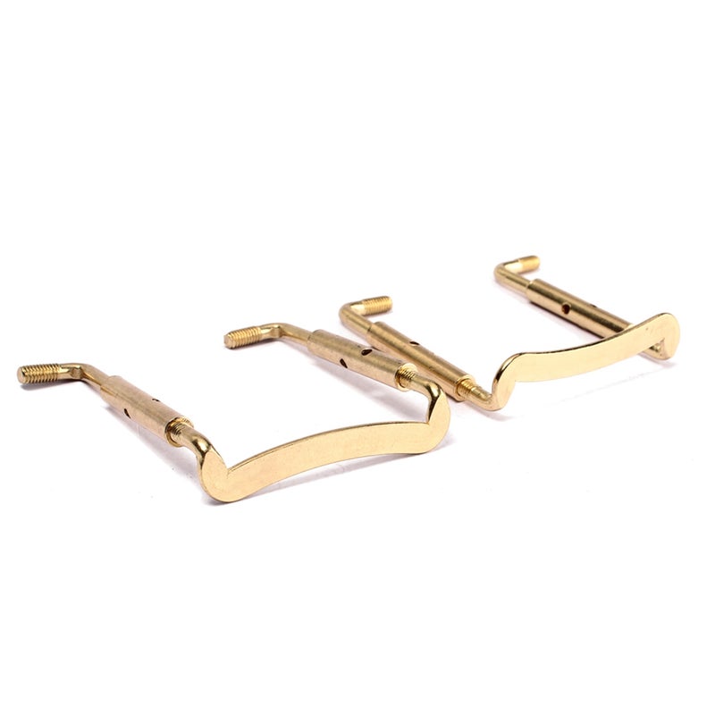 Violin Chinrest Chin Rest Screw Violin Replacement Violin Fittings Pats Instrument Accessories for 4/4 Violin (Golden) - Image 4