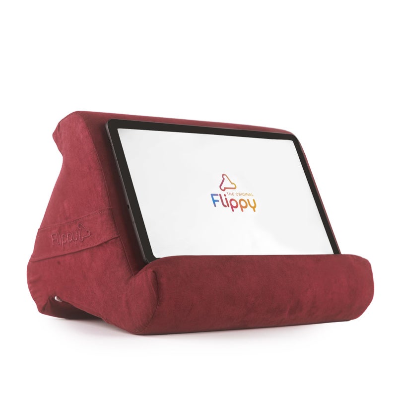 Flippy Original Tablet Pillow Stand & iPad Holder, Gift for Book Lovers & Readers, Multi-Angle Stand with Storage for Lap, Desk & Bed, Compatible with Kindle, Fire, iPad & Samsung, Nebbiolo - Image 1